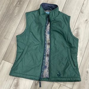 Isis blue/greenish puff vest